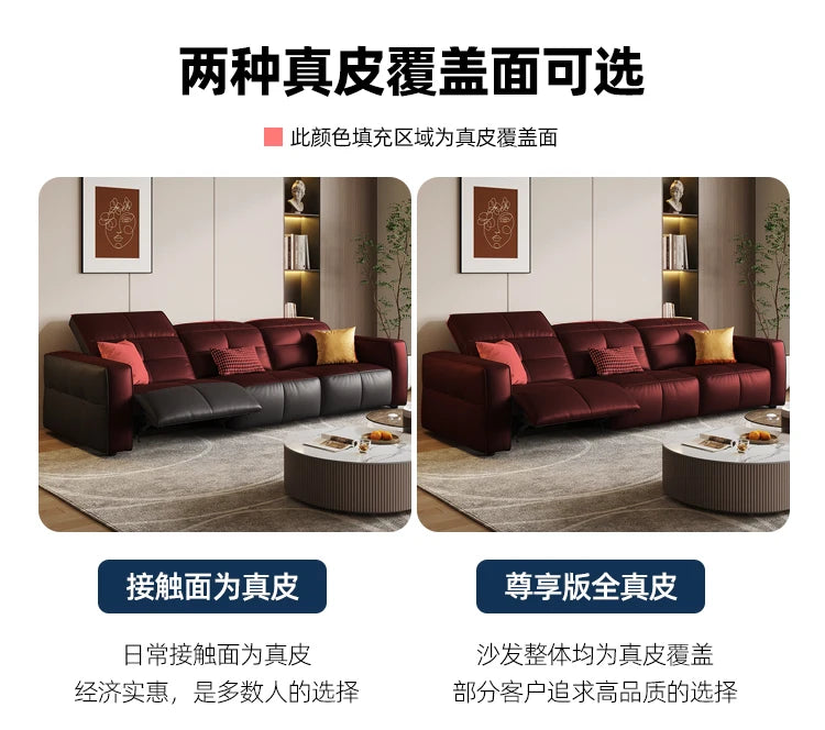 Luxury Couch Reclining Sofas Leather Black Seating Power Office Reclining Sofas Massage Sillas De Escritorio Home Furniture