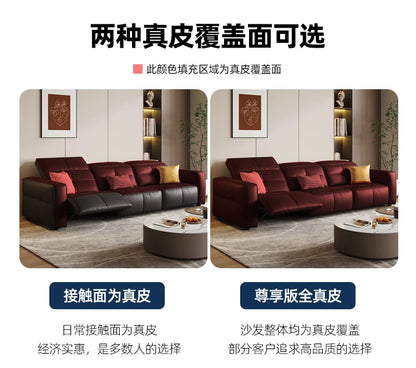 Luxury Couch Reclining Sofas Leather Black Seating Power Office Reclining Sofas Massage Sillas De Escritorio Home Furniture