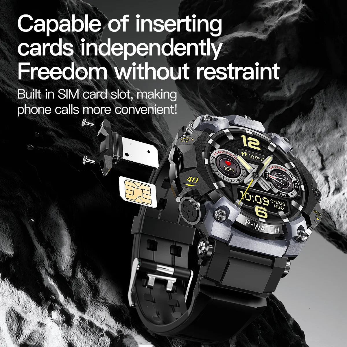 5G Cellular Version Q668 Android 10.0 Smart Watch 1.95inch Amoled 720*720 Smartwatch With 800W Dual Camera GPS WIFI Sim Card