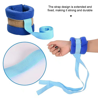 Patients Limbs Restraint Strap Wrist Ankle Fixation Belt Binding Band Elderly Medical Limbs Hands Fixed Strap Feet Average Size