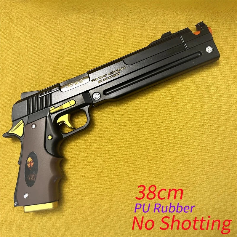 OW Gun Cosplay Angela Ziegler Mercy Angel Shock Gun Prop Weapons Model Safety PU Rubber Model Halloween No Shooting
