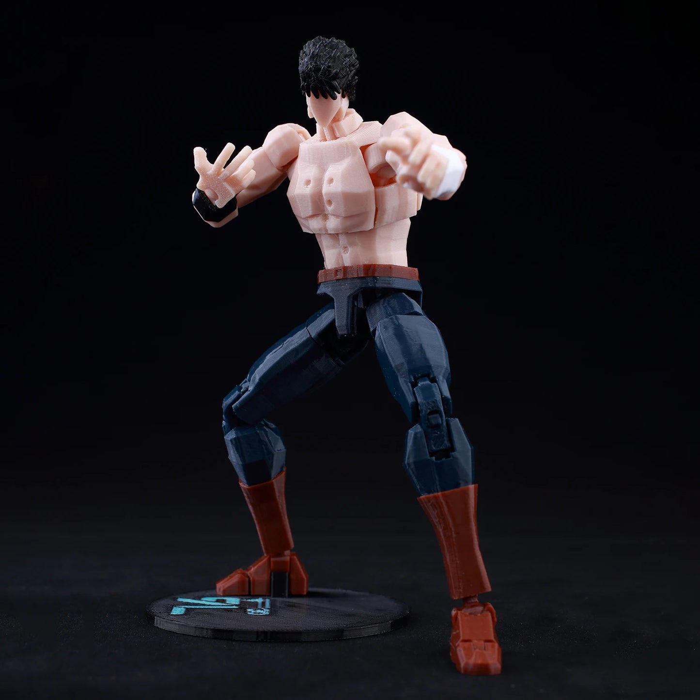 9L3D Multi-joint Articulated Anime Figures Saitama Kenshiro One Punch Man Fist North Star Chainsaw Man Dummy 13 Collectible Toys
