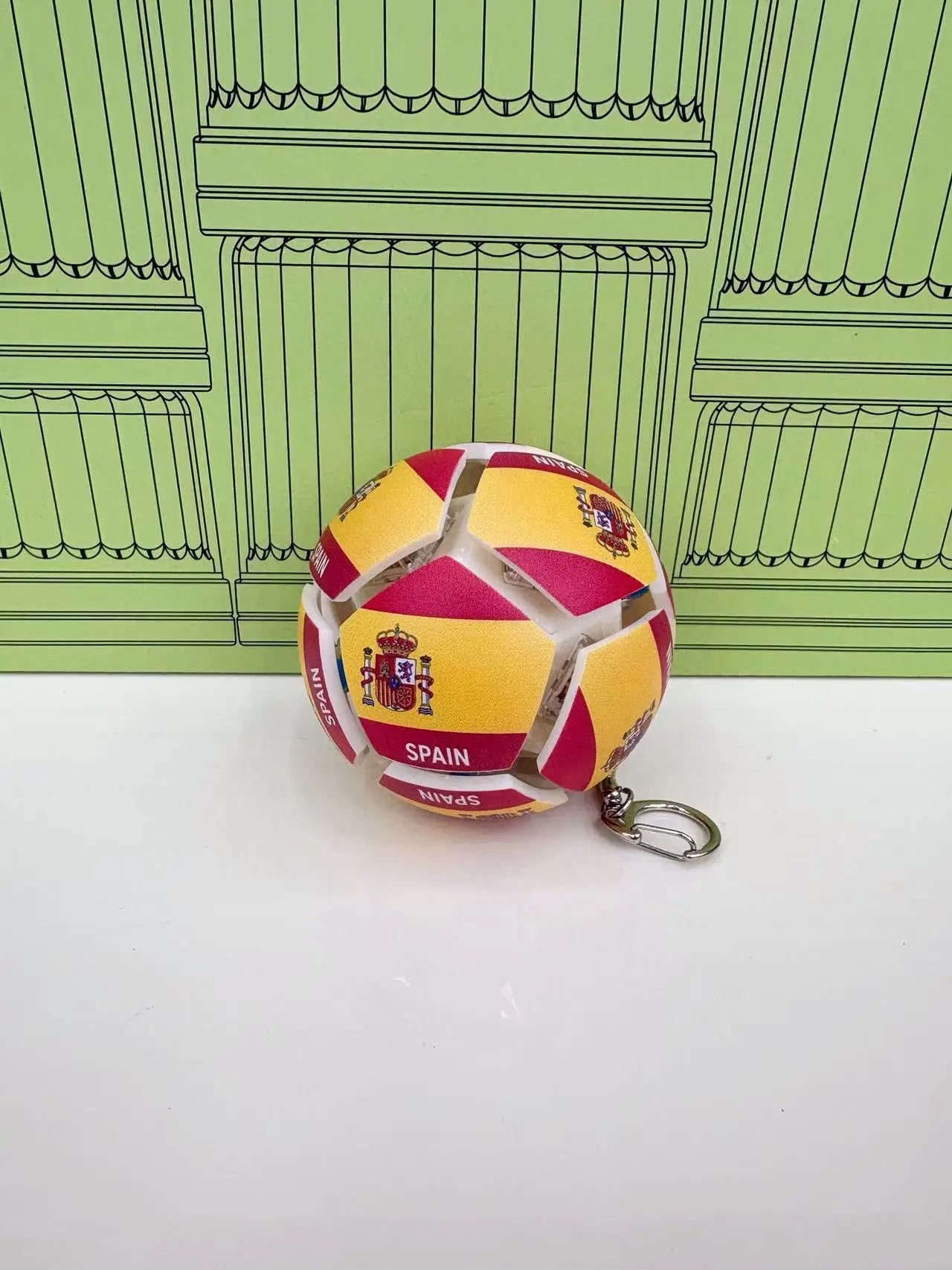 2026 New Football Pressable Keychain Bag Pendant Toy for Relieving Stress and Anxiety Finger-pressing Puzzle and Entertainment B