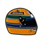 Racing Driver Enamel Pins Custom Brazil Racing Legend Helmet Brooches Lapel Badges Clothes Funny Jewelry Gift for Kids Friends