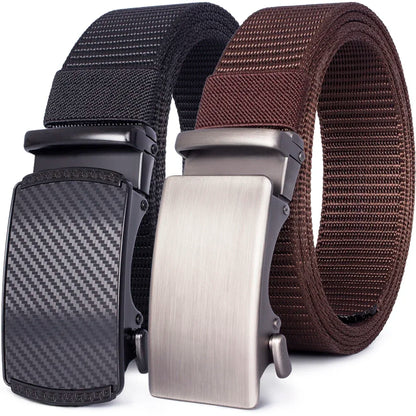 Automatic Buckle Light Comfortable Nylon Military Belt Outdoor Hunting Multifunctional Tactical Canvas Belt High Quality Men Bel