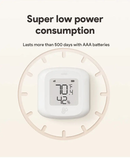 Tuya Smart WiFi/Zigbee Temperature and Humidity Sensor Indoor Hygrometer Thermometer with LCD Display Support Alexa Google Home