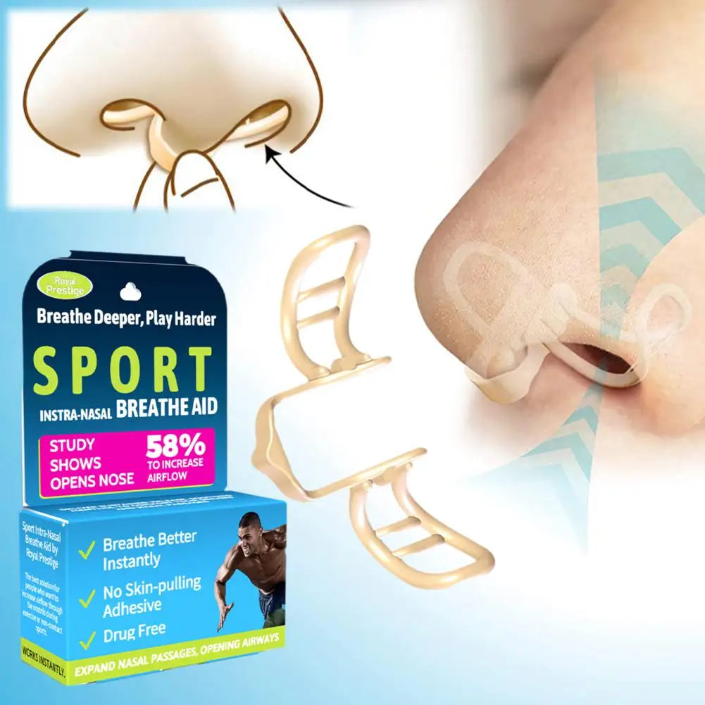 Nose Dilator Nasal Silicone Nose Clip Anti Snoring Easy Breath Preventing Snoring Help Breath Snoring Devices Improve Sleeping