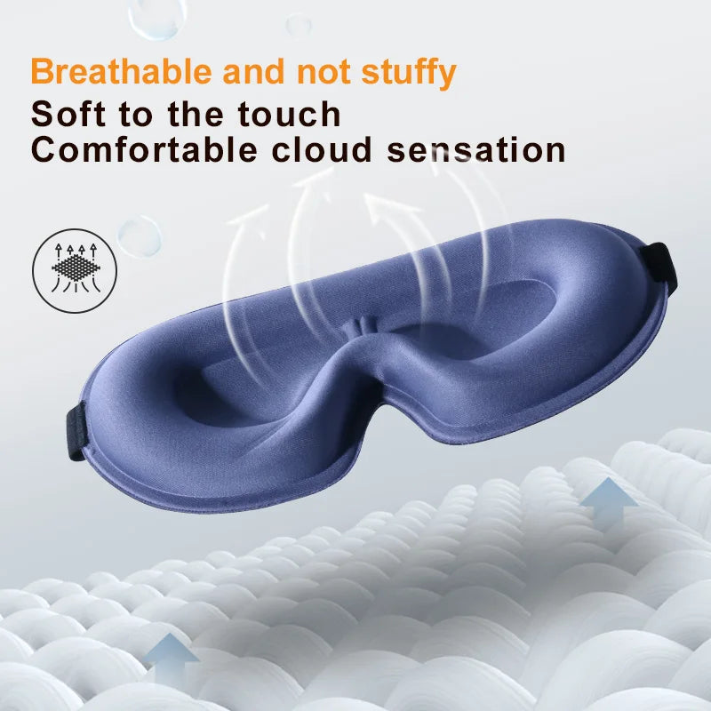 Eye Mask for Sleeping 3D Contoured Cup Blindfold Concave Molded Night Sleep Face Masks Block Out Light with Women Men Eyepatch