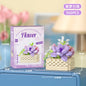 Bouquet Flower Mini Diy Building Block Toys for Children Bricks Blocks for Adults Constructor Micro Bricks Construction Set Gift