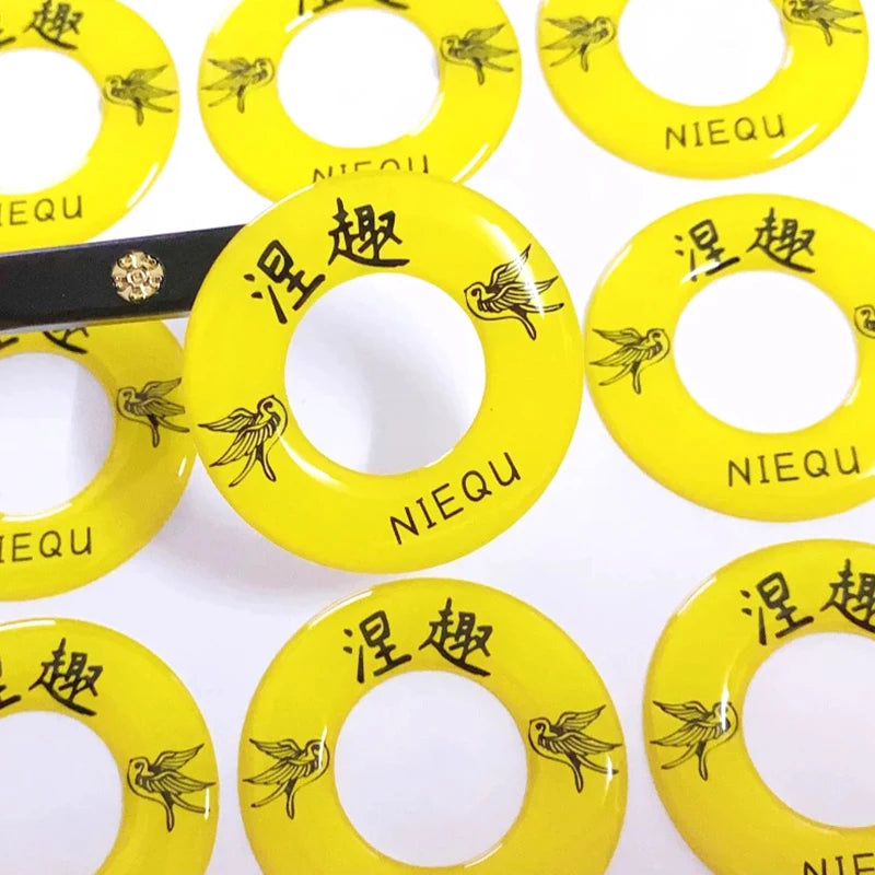 50pcs Customized 3D Epoxy Dome Bubble Stickers Transparent Crystal Label Personalized Logo Shape Waterproof