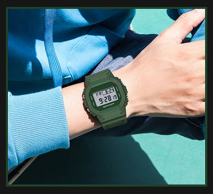 SANDA Fashion Top Brand G Style Digital Men's Watch Luxury Military Sport Waterproof Alarm Stopwatch Clock Men Relogio Masculino