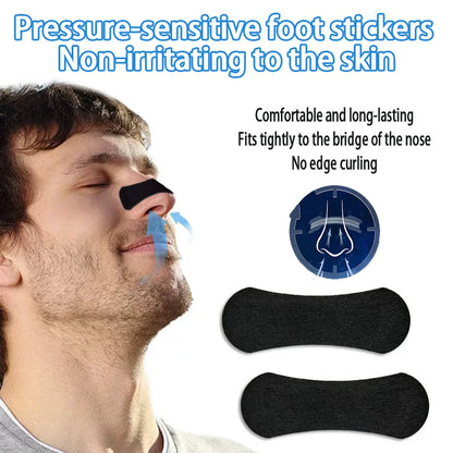 Nasal Dilator Patch Nasal Strips Anti Snoring Nose Strips Breathable Comfortable Improve Breathe Nose Patch Sleep Aid