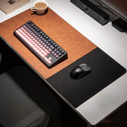 3in1 Large Mouse Pad Double Sided Leather Cork Waterproof Gaming Office Desk Mat Non Slip Computer Desk Pad Accessories Mousepad