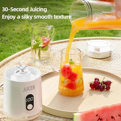 Hot Sale Portable USB Electric Juicer Blender Self-Cleaning Waterproof Mini Smoothie Maker for Home RV Travel Outdoor