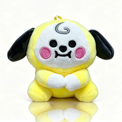 B-T-21 Plush Doll Keychain Koay Shooky Mang Cooky Cute Stuffed Pendant Backpack Ornament Gift for Fans Bag Decor
