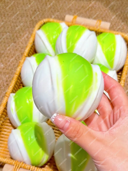 Crunchy Whipping Cream Stress Ball Squishy Toys Moldable Whipped Cream Squeeze Ball ASMR Anti Stress Fidget Toys for Adults