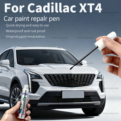 Car Paint Repair Pen For Cadillac XT4 Touch Up Scratch Remover DIY Auto Accessories White Purple Blue G59 Blue GZC Red GNT