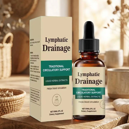 Natural Lymphatic Drainage Drops, Herbal Extracts for Circulatory Support, Relief Swelling Bloating Immunity Stillingia Wellness