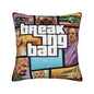Saul Goodman Actor Square Pillow Case Breaking Bad Cushion Covers Customized Zippered Decorative Pillowcase for Sofa 40*40cm
