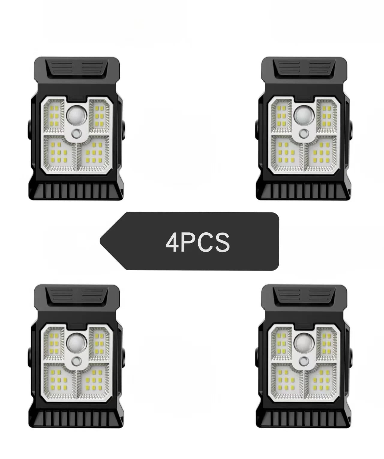 Solar powered courtyard lamp, household garden lighting, human body sensing multifunctional outdoor clip on lawn lamp