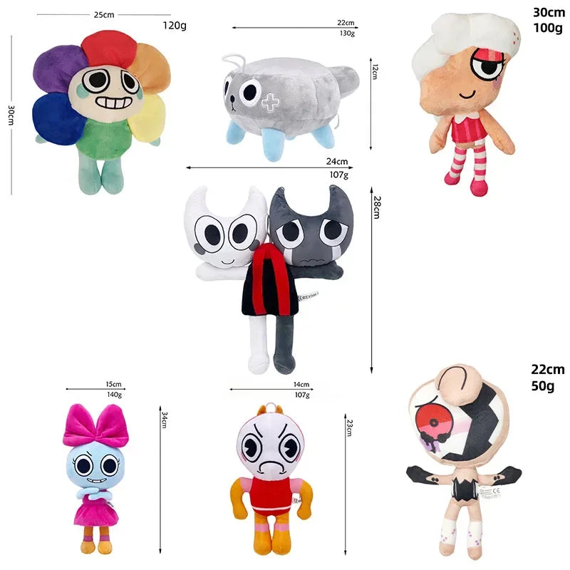 New Game Cartoon Plush Toys Soft Stuffed Doll Plushie Pillow Cute Figure for Kids Fans Collection Gift Home Decor