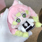 Demon Slayer Figure Anime Plush Doll Fans Gift Q Version Toy Gifts Kamado Nezuko Keyrings Cartoon Character Keychains Bag Charms