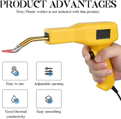 1-50Pcs Smooth Head Adjustable Soldering Repair Iron Plastic Smoothing Tip Head 45 Degree Elbow Welder Head for Welding Tools