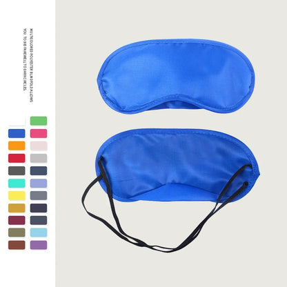 Silk Sleep Eye Mask Padded Shade Eye Cover Patch Sleeping Mask Eyemask Blindfolds Travel Relax Rest Women Men