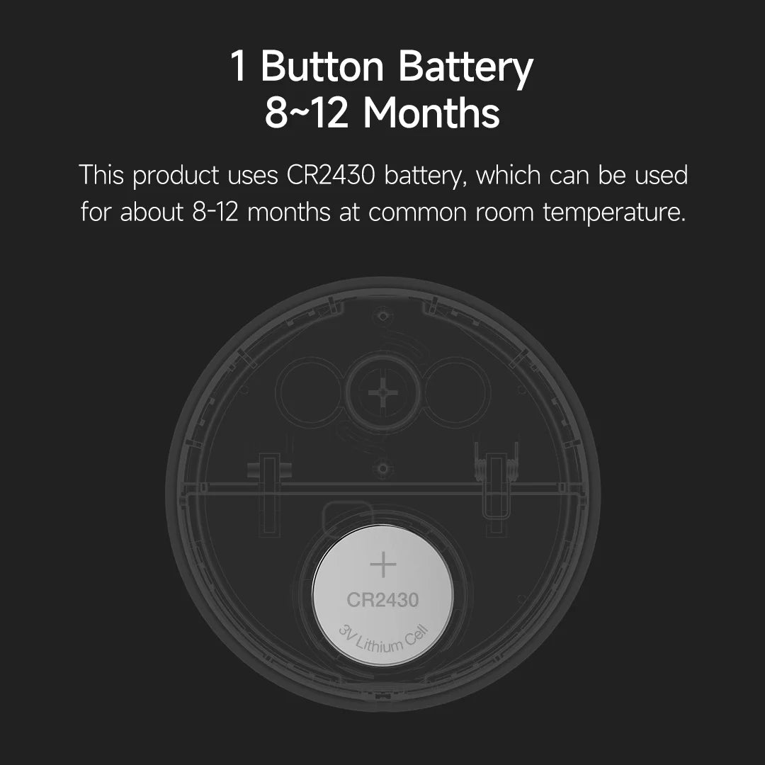 Qingping Temperature Humidity Sensor T Version Thread/BLE High-precision Indoor E-Link INK Thermometer work with Apple HomeKit