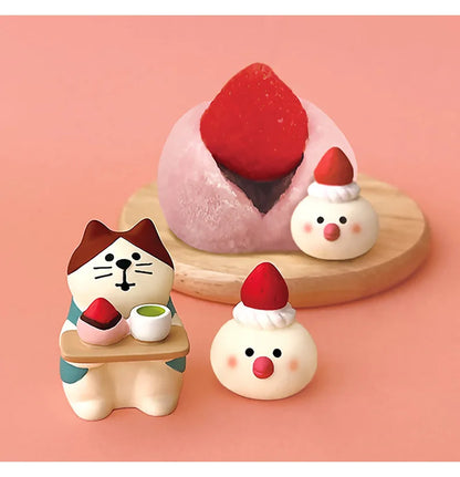 Sakura Series Miniature Zakka Japanese Style Cute Handmade Cat Rabbit Bird Figurines Resin Ornament Desktop Car Home Decor Gifts
