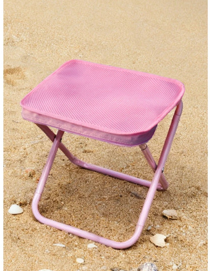 Portable Folding Beach Chair  Stool Lightweight and Compact with Handle  Zipper Bag for Outdoor  Camping Fishing Travel Picnics