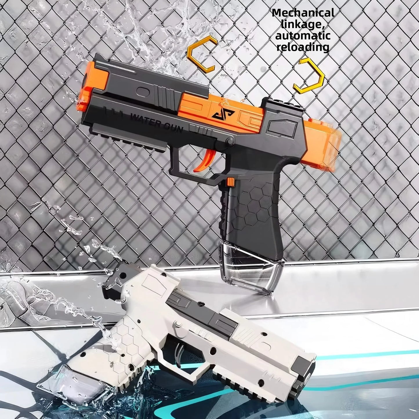 Water Battle Water Gun Manual Burst Watergun Funny Water Pistol Toy Summer Outdoor Beach Pool Toys Boys Gifts Squirt Gun