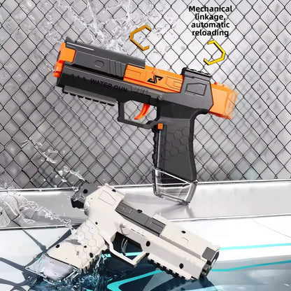 Water Battle Water Gun Manual Burst Watergun Funny Water Pistol Toy Summer Outdoor Beach Pool Toys Boys Gifts Squirt Gun