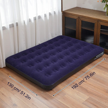 Single Size Air Mattress Inflatable Bed, Blow Up Mattress Camping Sleeping Pad