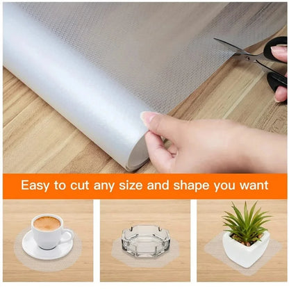 Drawer Liner Moisture Proof Cabinet Mat Waterproof Oil-proof Sticker Kitchen Cupboard Wardrobe Countertop Anti-mold Anti-dirt