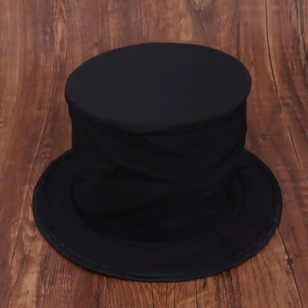 Collapsible Folding Magic Hat Magic Props Anything Appears Hat Magic Tricks Performance Black Magician Hat Props Talent Shows