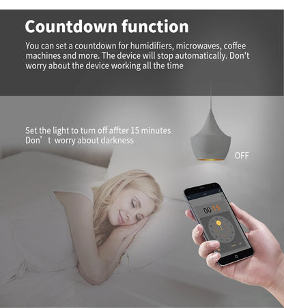 Universal Breaker Timer Smart Life APP Wireless Remote Control Works with Alexa Google Home DIY WiFi Smart Light Switch