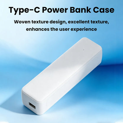 Welding-free 1-cell 21700 Mini Battery Power Bank Case 21700 Battery Box DIY Mobile Power Supply Box Kit Not Including Batteries