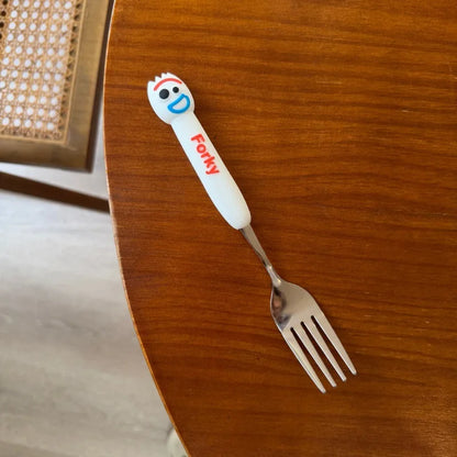 Toy Story 5 Spoon Fork Cutlery Set Woody Buzz Lightyear Jessie Forky Alien Cartoon Character Birthday Christmas Gift For Fans