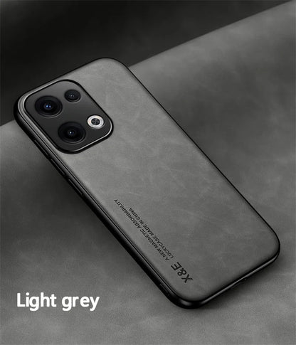 Funda For Oppo Reno 13 Pro 13F 4G 5G Case Car Magnetic Holder Leather Phone Case for Reno13 13pro 5G Soft Frame Shockproof Cover