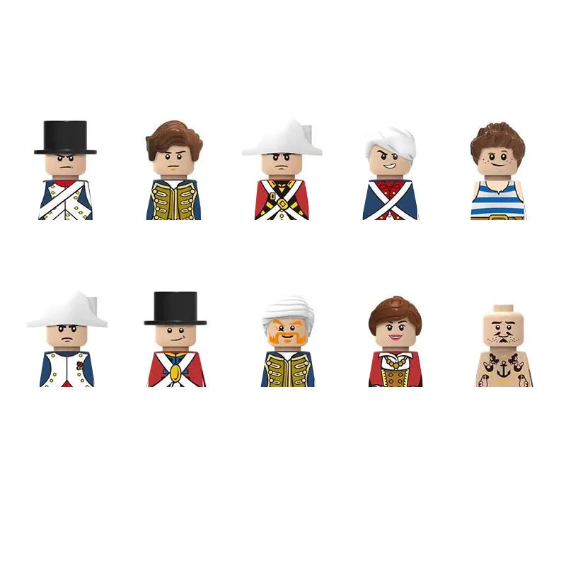 City Career 3D Building Block Dolls Toys Cartoon Character Models Mini Action Figures Educational Toys Children's Gifts