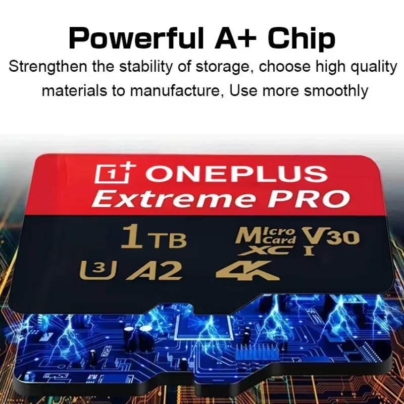 Oneplus Original Class 10 128GB Micro TF/SD Card High Speed Memory Stable Performance for Phones Digital Camera Laptop PC MP3