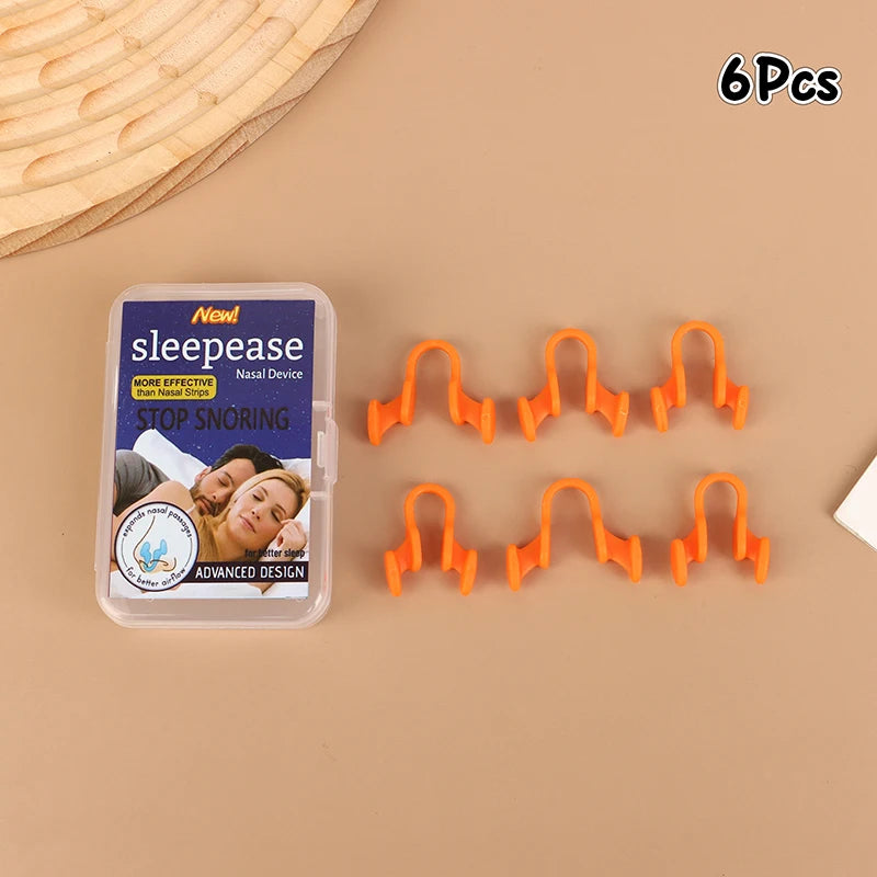 Anti Snore Nasal Dilator Stop Snoring Silicone Nose Clip Sport Easy Breath Nasal Clip Stop Snoring Aid Device Improve Sleeping