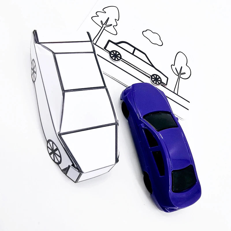 Magic Tricks Toy Street Magic Show Magic Props Appearing Car By Hyde Ren Magic Tricks Funny Card To Paper Car Illusion Box