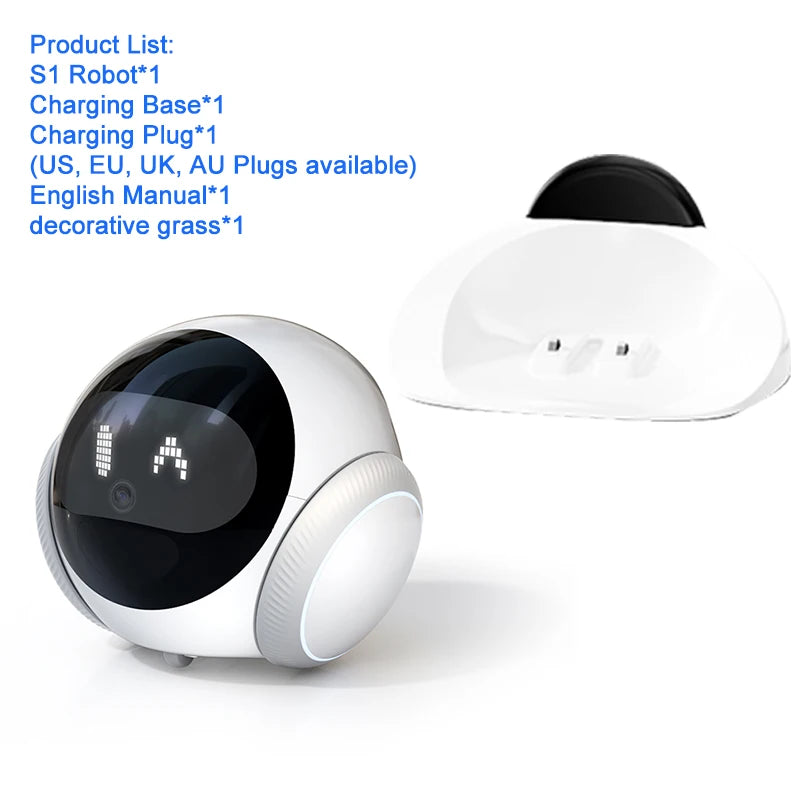 AIOOK Smart Robot Camera 5G WiFi HD 2K Camera Pet Tracking Laser Indicator TUYA Pet Camera Auto Charging Auto Obstacle Avoidance