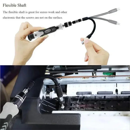 115 in 1 Multifunctional Screwdriver Set Electronic Repair Tools for Computer Phone and Household Use Insulation Screwdriver Kit