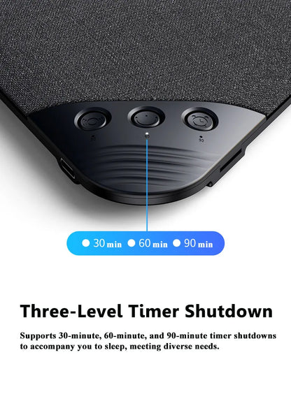 Mini Sleeping Bluetooth Speaker Rechargeable White Noise Sleep  Aid Soundbar Wireless Music Player Support TF Card Timed Shutdow