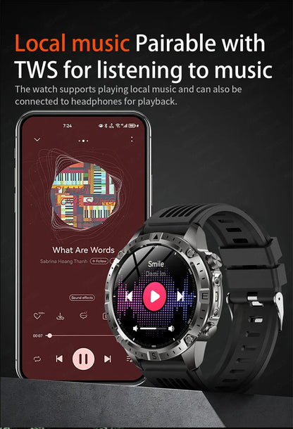 Smart Watch Men GPS Track High End watch Swim Waterproof Smart Watches Swim six axis sensor Sports Smartwatch 2GB Memory GPS Map