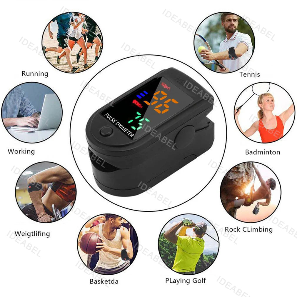 Finger Pulse Oximeter Medical Portable blood oxygen oxymetre Heart Rate Saturation Meter OLED Oximetro de dedo LED Display