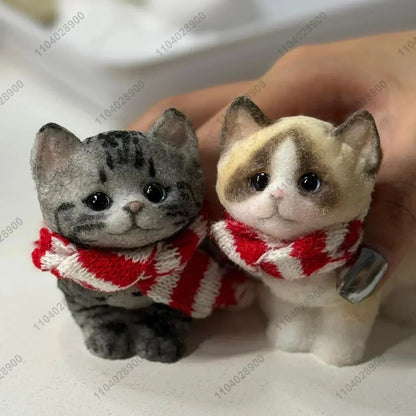 Kitty Taba Squishy Soft Cat Fidget Toy ASMR Cute Animal Squeeze Toy Anti Stress Funny Toys For Children Christmas Party Gift